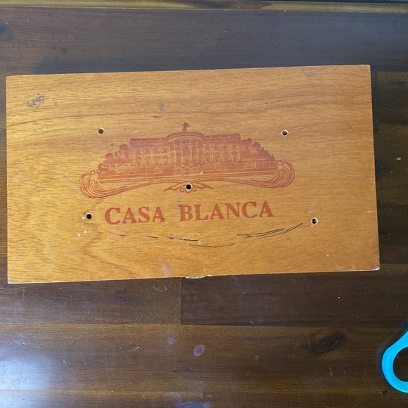 Casa Blanca cigar Box/collector wood box - Picture 3 of 6